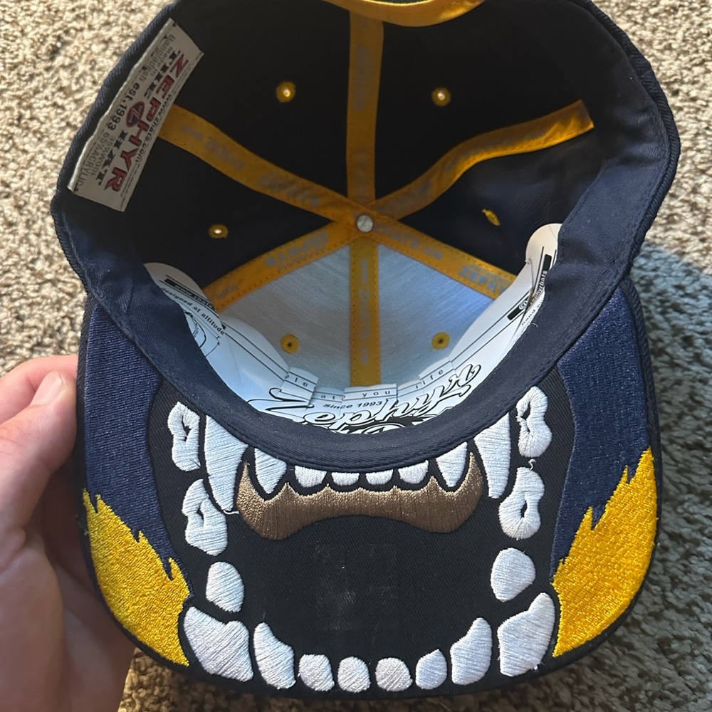 Zephyr Blue and Yellow Graphic Hat